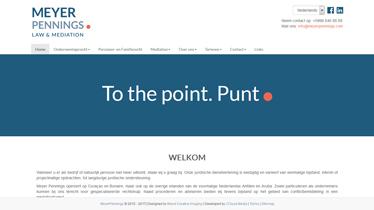 meyerpennings website desktop screenshot